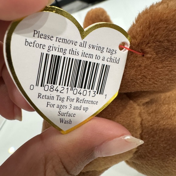 RARE 1995 Weenie the dachshund beanie baby ! Mint condition PVC pellets - Picture 4 of 9